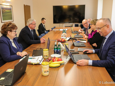 Wójt Gminy Krzeszyce Stanisław Peczkajtis wziął udział w zebraniu Zarządu Województwa Lubuskiego
