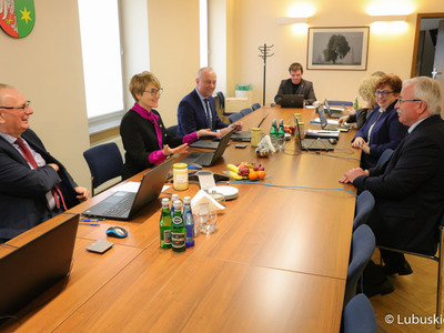 Wójt Gminy Krzeszyce Stanisław Peczkajtis wziął udział w zebraniu Zarządu Województwa Lubuskiego