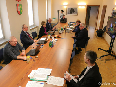 Wójt Gminy Krzeszyce Stanisław Peczkajtis wziął udział w zebraniu Zarządu Województwa Lubuskiego