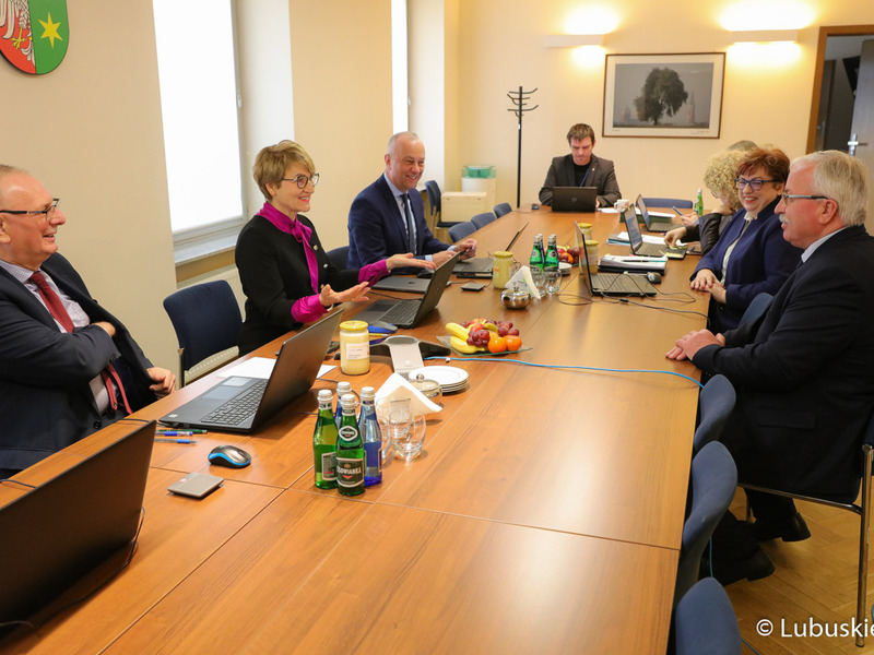 Wójt Gminy Krzeszyce Stanisław Peczkajtis wziął udział w zebraniu Zarządu Województwa Lubuskiego