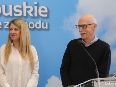 Wiceprezes zarządu Klubu Kultury Filmowej Weronika Nowak oraz prezes zarządu Klubu Kultury Filmowej Tomasz Piersiak.