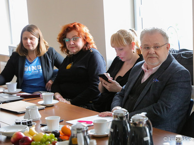 Uczestnicy obrad Lubuskiej Rady Zdrowia