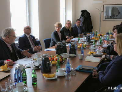 Uczestnicy obrad Lubuskiej Rady Zdrowia
