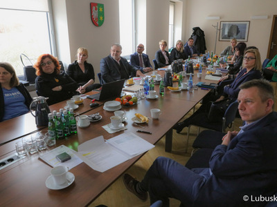 Uczestnicy obrad Lubuskiej Rady Zdrowia