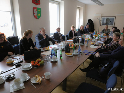 Uczestnicy obrad Lubuskiej Rady Zdrowia