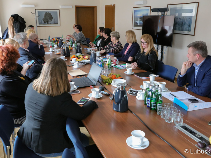 Uczestnicy obrad Lubuskiej Rady Zdrowia