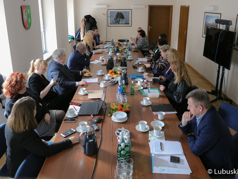 Uczestnicy obrad Lubuskiej Rady Zdrowia