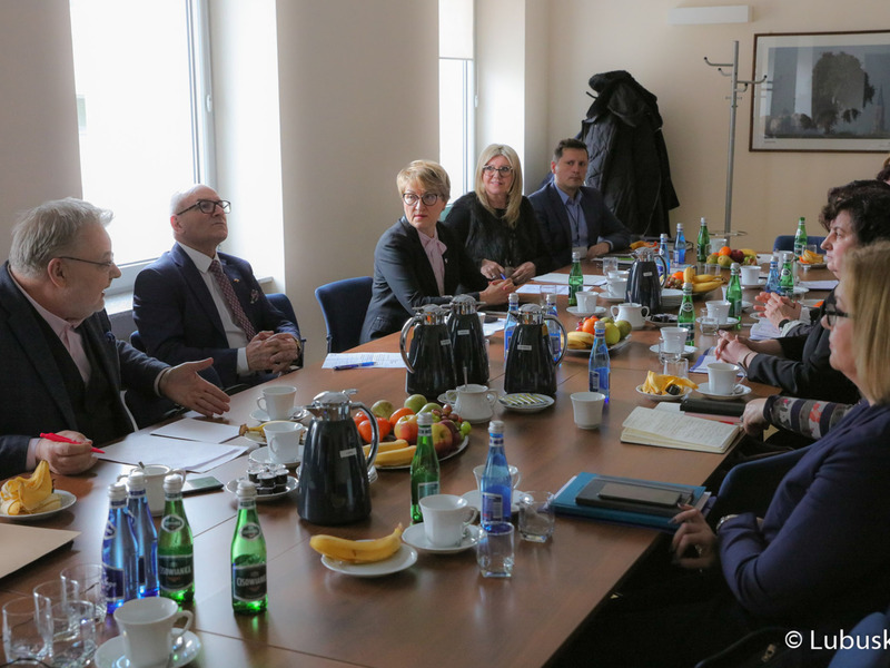 Uczestnicy obrad Lubuskiej Rady Zdrowia