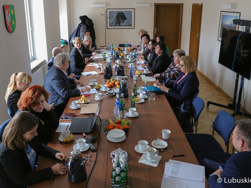 Uczestnicy obrad Lubuskiej Rady Zdrowia