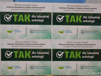 Inauguracja kampanii „Tak dla Lubuskiego Centrum Onkologii”. 