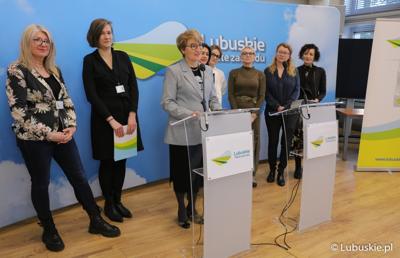 Konferencja prasowa poświęcona Dniu Kobiet w urzędzie marszałkowskim
