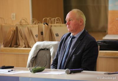 Radny województwa lubuskiego Zbigniew Kołodziej na Olimpiadzie Młodych Producentów Rolnych w Sali Kolumnowej Urzędu Marszałkowskiego Województwa Lubuskiego w Zielonej Górze 