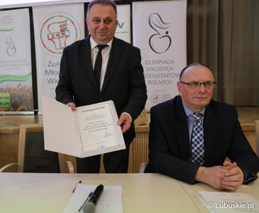 Stanisław Myśliwiec, prezes Lubuskiej Izby Rolniczej oraz Wicemarszałek Województwa Lubuskiego Stanisław Tomczyszyn