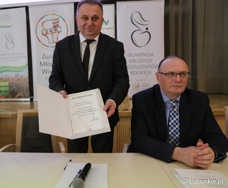 Stanisław Myśliwiec, prezes Lubuskiej Izby Rolniczej oraz Wicemarszałek Województwa Lubuskiego Stanisław Tomczyszyn