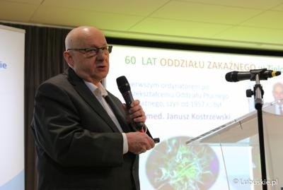 Kierownik Klinicznego Oddziału Chorób Zakaźnych Szpitala Uniwersyteckiego lek. Jacek Smykał