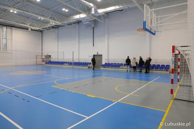 Sala sportowa w zielonogórskiej firmie Lumel