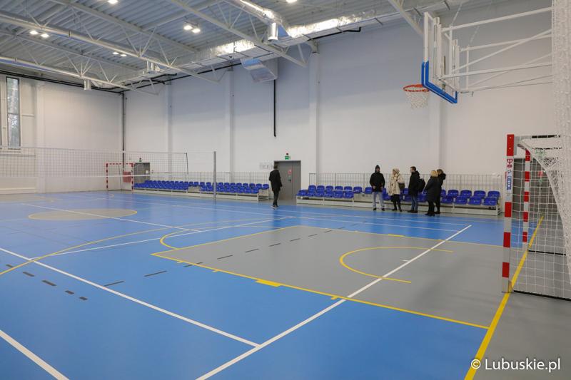 Sala sportowa w zielonogórskiej firmie Lumel