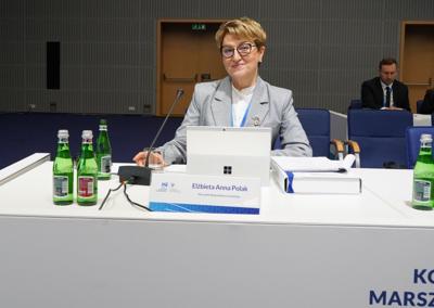 Opis: Konwent Marszałków Województw RP w Poznaniu. Na zdjęciu marszałek Elżbieta Anna Polak.