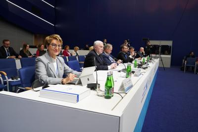 Konwent Marszałków Województw RP w Poznaniu. Na zdjęciu marszałek Elżbieta Anna Polak.