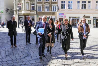 Po konferencji spacer po deptaku zielonogórskim