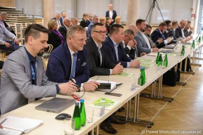 Uczestnicy LII sesji Sejmiku Województwa Lubuskiego
