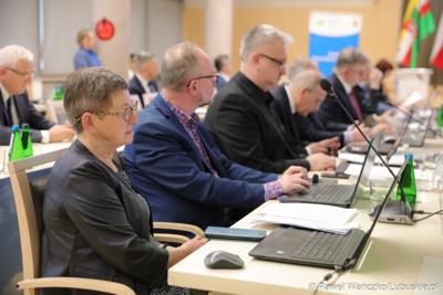 Radni podczas LII sesji Sejmiku Województwa Lubuskiego
