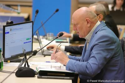 Przewodniczący Sejmiku Woj. Lubuskiego Wacław Maciuszonek