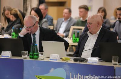 Radni na LII sesji Sejmiku Województwa Lubuskiego