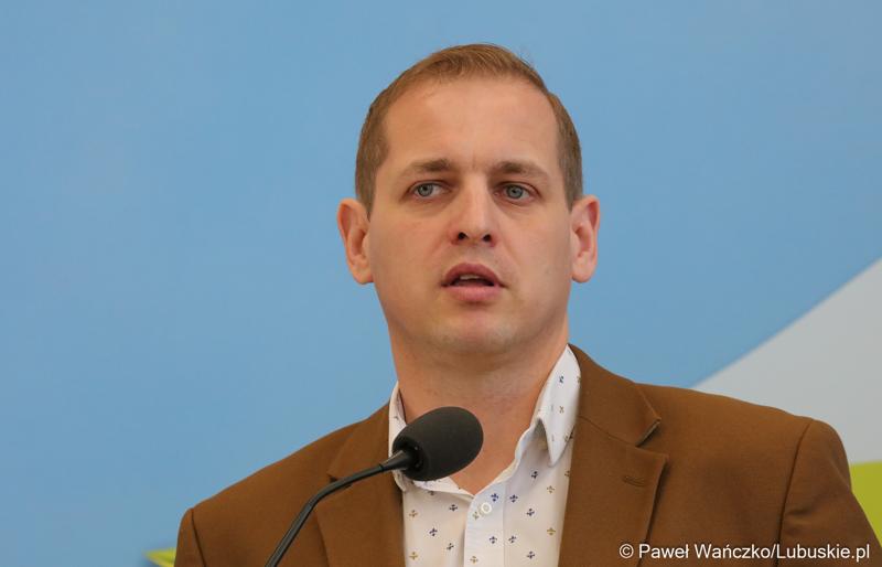 Wicemarszałek województwa lubuskiego Łukasz Porycki