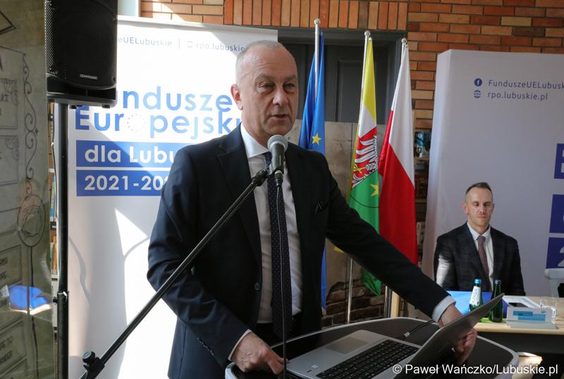 Członek zarządu województwa lubuskiego Marcin Jabłoński