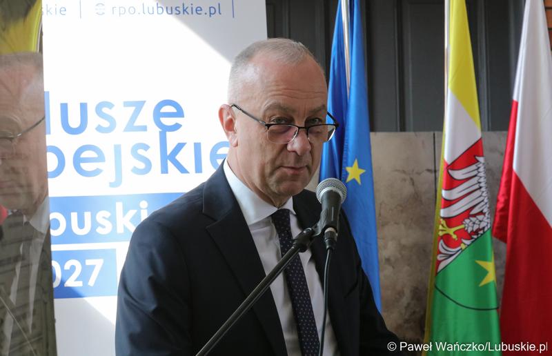 Członek zarządu województwa lubuskiego Marcin Jabłoński
