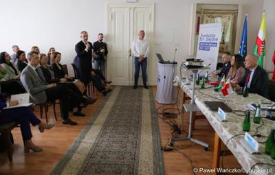 Spotkanie informacyjne nt. głównych założeń programu Fundusze Europejskie dla Lubuskiego 2021-2027 w Krosnie Odrz.