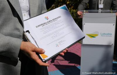 Lubuska Europejska Karta Równości Kobiet i Mężczyzn w Życiu Lokalnym. 
