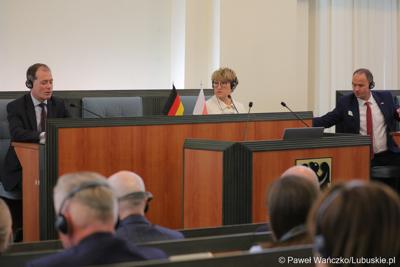 Posiedzenie Komitetu ds. Współpracy Międzyregionalnej Polsko-Niemieckiej Komisji Międzyrządowej ds. Współpracy Regionalnej i Przygranicznej w w Dolnośląskim Urzędzie Wojewódzkim we Wrocławiu.