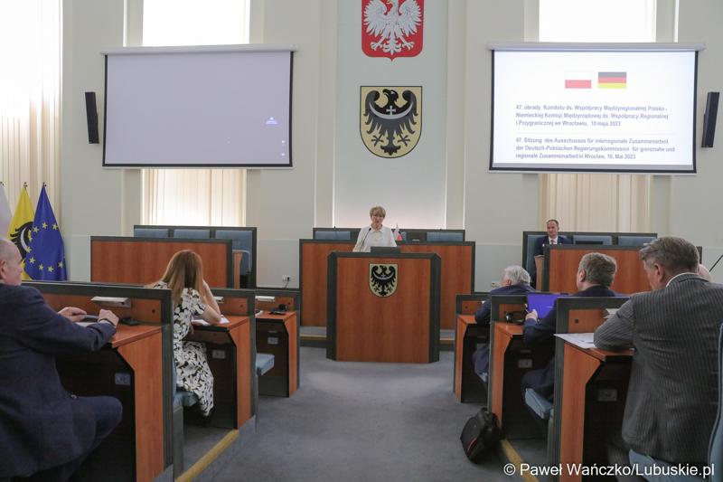 Posiedzenie Komitetu ds. Współpracy Międzyregionalnej Polsko-Niemieckiej Komisji Międzyrządowej ds. Współpracy Regionalnej i Przygranicznej w w Dolnośląskim Urzędzie Wojewódzkim we Wrocławiu.
