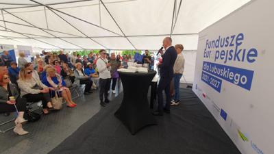 W niedzielę 14 maja 2023 r. Słubicach odbył się pierwszy w tym roku Piknik Funduszy Europejskich organizowany przez Urząd Marszałkowski Województwa Lubuskiego