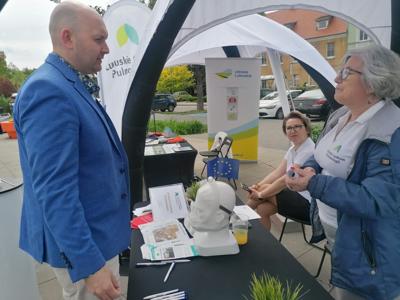 W niedzielę 14 maja 2023 r. Słubicach odbył się pierwszy w tym roku Piknik Funduszy Europejskich organizowany przez Urząd Marszałkowski Województwa Lubuskiego. Jedną z atrakcji była Strefa Zdrowia.