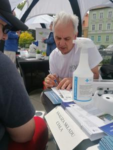 W niedzielę 14 maja 2023 r. Słubicach odbył się pierwszy w tym roku Piknik Funduszy Europejskich organizowany przez Urząd Marszałkowski Województwa Lubuskiego. Jedną z atrakcji była Strefa Zdrowia.
