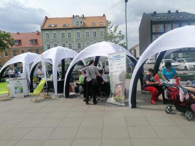 W niedzielę 14 maja 2023 r. Słubicach odbył się pierwszy w tym roku Piknik Funduszy Europejskich organizowany przez Urząd Marszałkowski Województwa Lubuskiego. Jedną z atrakcji była Strefa Zdrowia.