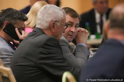 Radny wojewódzki Grzegorz Potęga podczas majowej Sesji Sejmiku Województwa Lubuskiego 