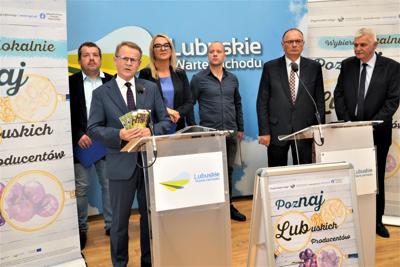 29 maja 2023 r. na konferencji prasowej w UMWL Lubuskie Centrum Produktu Regionalnego podsumowało kampanię promującą produkty regionalne