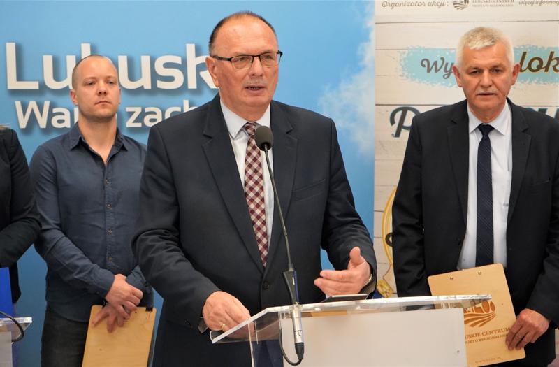 29 maja 2023 r. na konferencji prasowej w UMWL Lubuskie Centrum Produktu Regionalnego podsumowało kampanię promującą produkty regionalne
