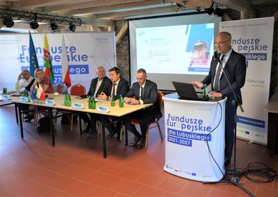 1 czerwca 2023 r. Spotkanie informacyjne na temat Funduszy Europejskich dla Lubuskiego 2021-2027 w Żarach