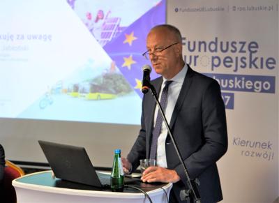 1 czerwca 2023 r. Spotkanie informacyjne na temat Funduszy Europejskich dla Lubuskiego 2021-2027 w Żarach