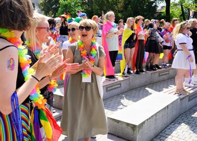 10 czerwca 2023 r. ulicami Zielonej Góry przeszedł VI Marsz Równości pod patronatem marszałek województwa lubuskiego Elżbiety Anny Polak