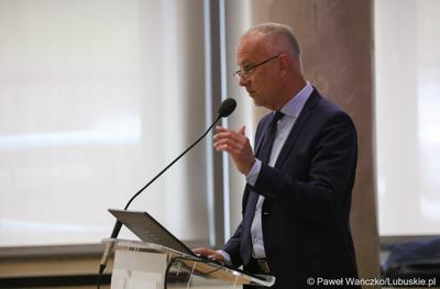 Członek Zarządu Województwa Lubuskiego Marcin Jabłoński