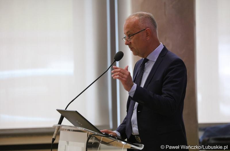 Członek Zarządu Województwa Lubuskiego Marcin Jabłoński