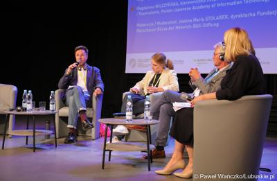 Uczestnicy 16. Polsko-Niemieckich Dni Mediów w Centrum Kreatywnej Kultury w Zielonej Górze