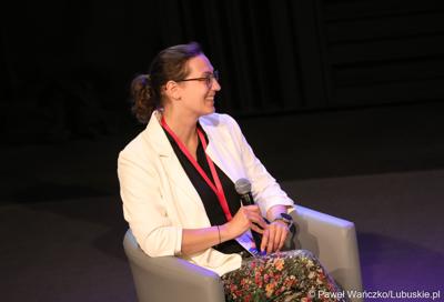 Uczestniczka 16. Polsko-Niemieckich Dni Mediów w Centrum Kreatywnej Kultury w Zielonej Górze