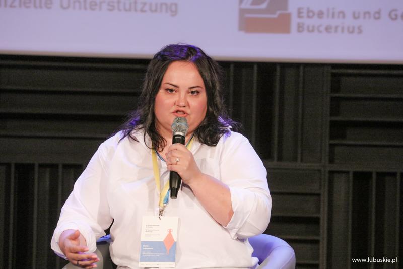 Uczestniczka 16. Polsko-Niemieckich Dni Mediów w Centrum Kreatywnej Kultury w Zielonej Górze